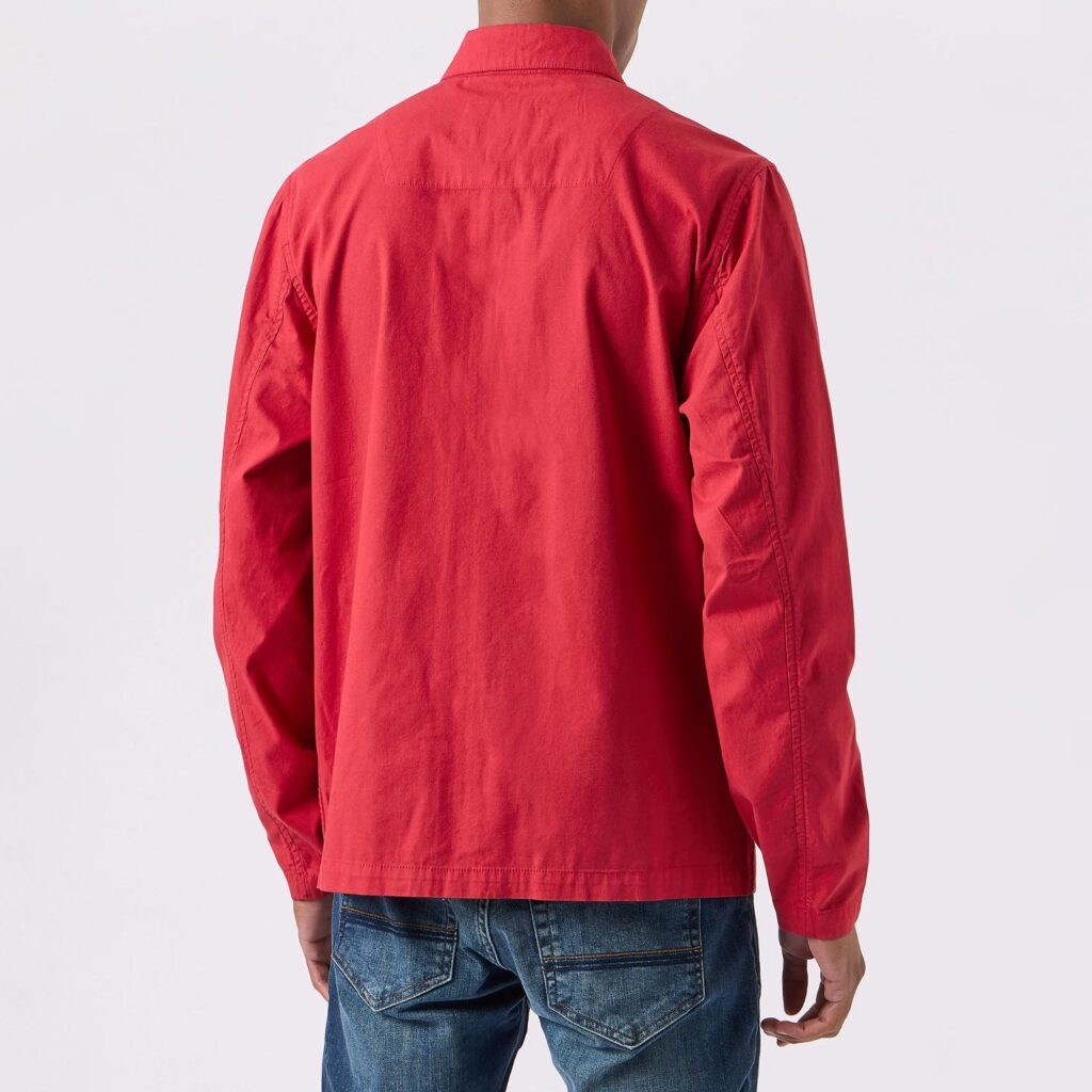 Weekend Offender Formella Regular Fit Long Sleeve Jacket - Scarlet