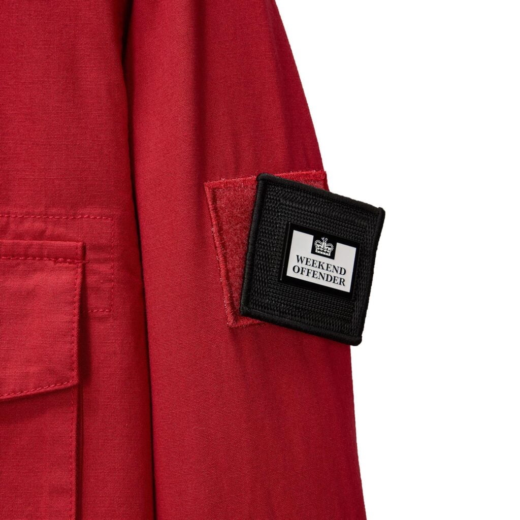 Weekend Offender Formella Regular Fit Long Sleeve Jacket - Scarlet