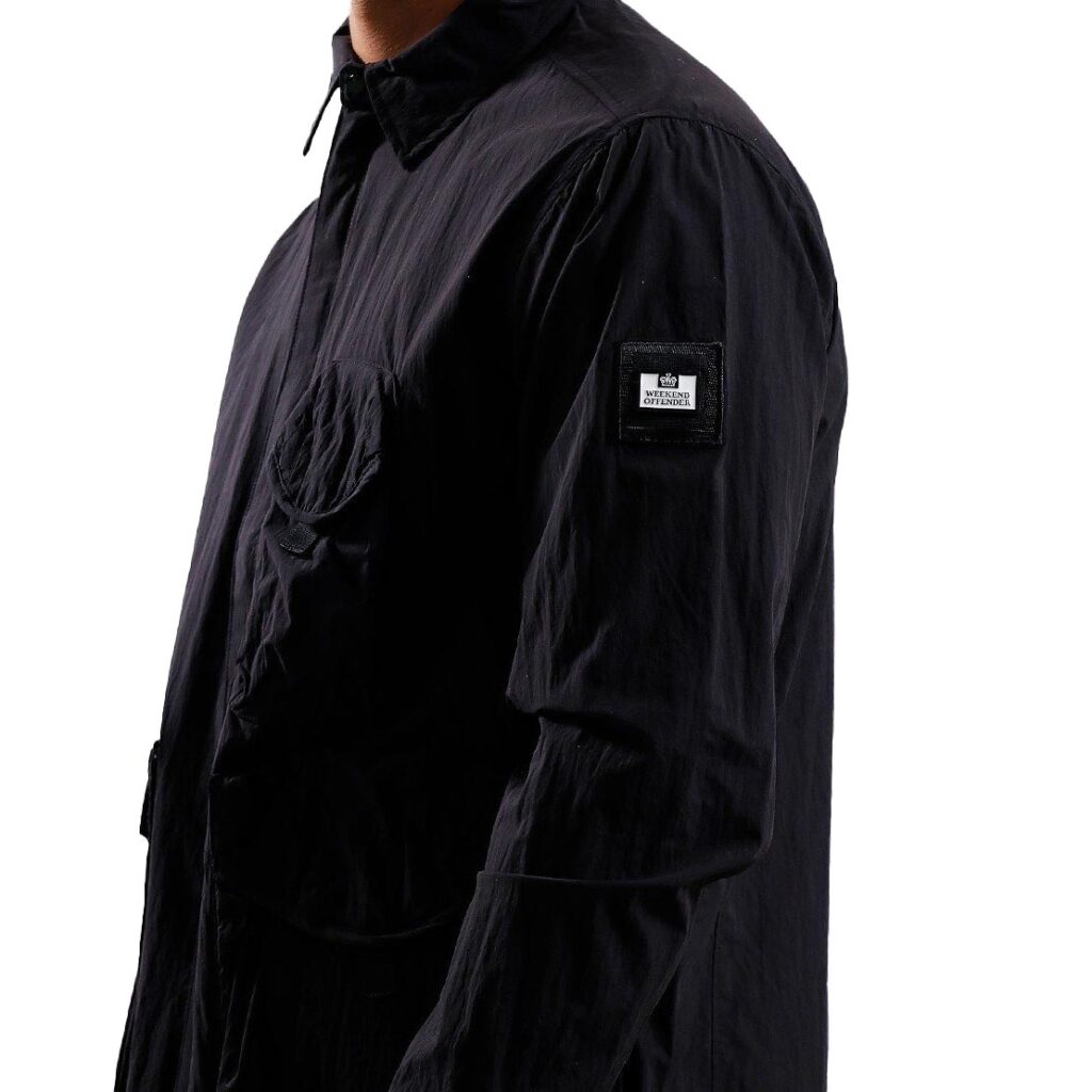 Weekend Offender Hamburg Regular Fit Long Sleeve Jacket - Black