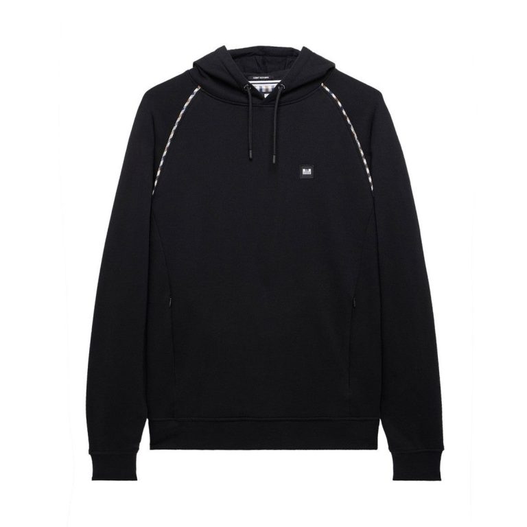 Weekend Offender Heidfeld Hoodie - Black/Mid House Check