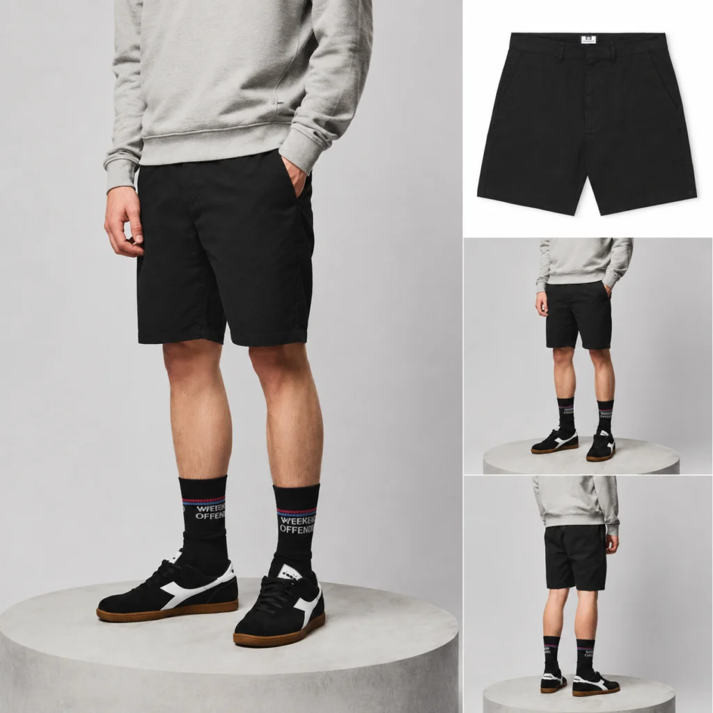 Weekend Offender Ivan Chino Short - Black