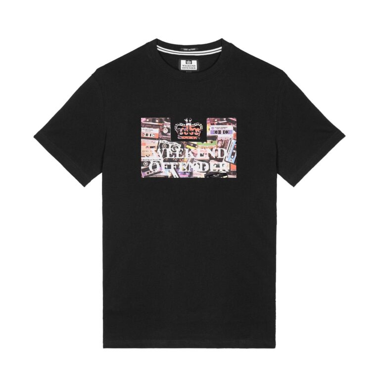 Weekend Offender Keyte Regular Fit T-Shirt - Black
