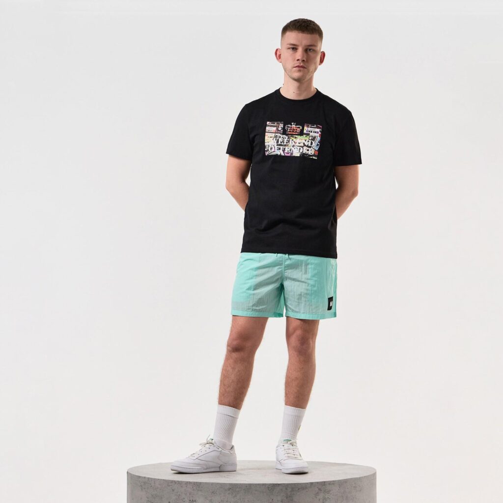 Weekend Offender Keyte Regular Fit T-Shirt - Black