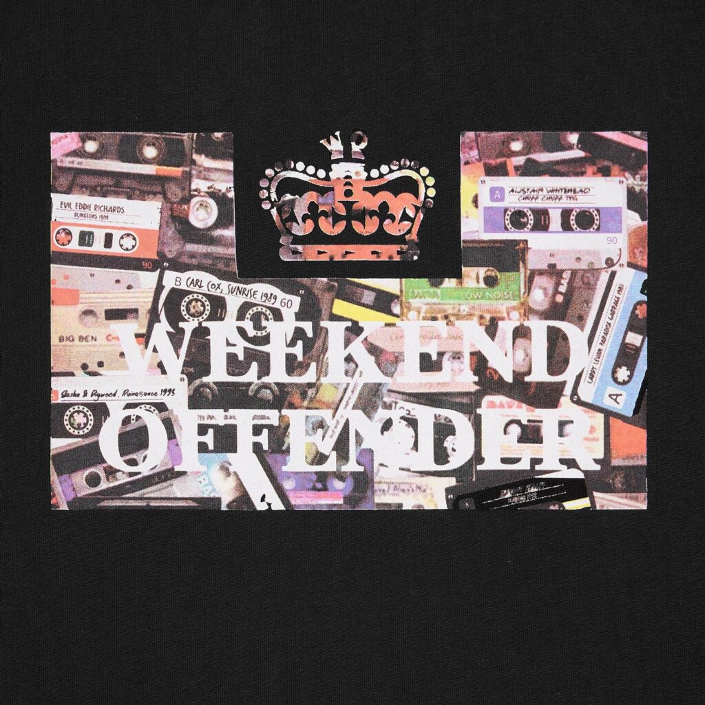 Weekend Offender Keyte Regular Fit T-Shirt - Black