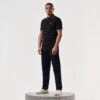 Weekend Offender Levanto Regular Fit Polo Shirt - Black/Alabaster