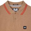 Weekend Offender Levanto Regular Fit Polo Shirt - Cognac/Pure Orange