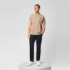 Weekend Offender Levanto With Contrast Tipping Polo - Driftwood / Ghost