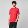 Weekend Offender Levanto With Contrast Tipping Polo - Watermelon / Navy