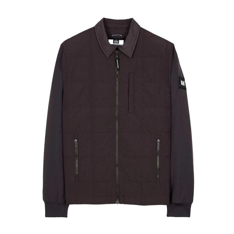 Weekend Offender Los Amigos Regular Fit Long Sleeve Jacket - Dark Chocolate