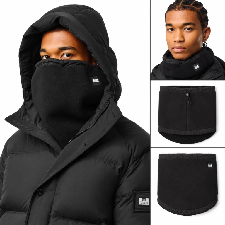 Weekend Offender Lufra Polar Fleece Snood - Black