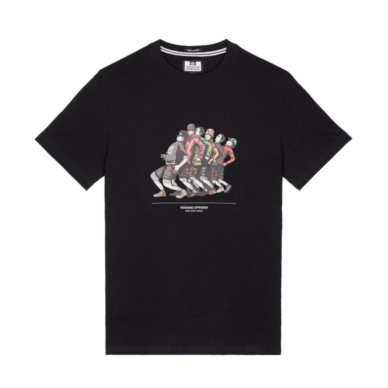 Weekend Offender Madness Regular Fit T-Shirt - Black