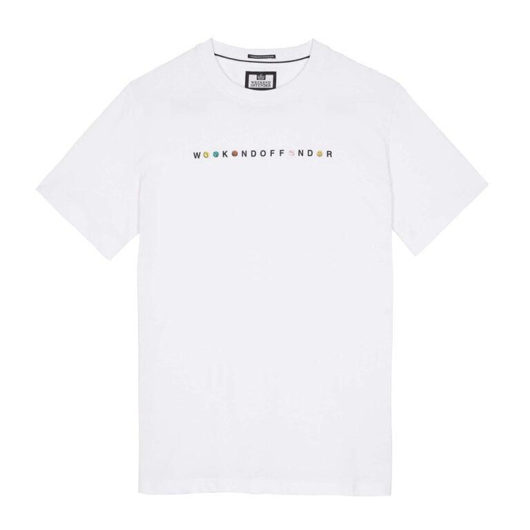 Weekend Offender Max Regular Fit Short Sleeve T-Shirt - White