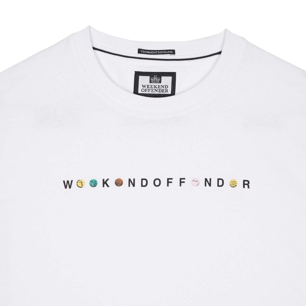 Weekend Offender Max Regular Fit Short Sleeve T-Shirt - White