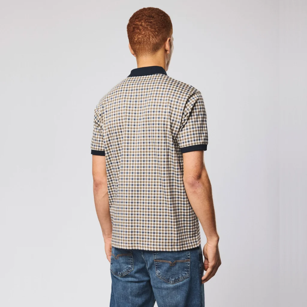 Weekend Offender Merane All Over Check Polo - Mid House Check