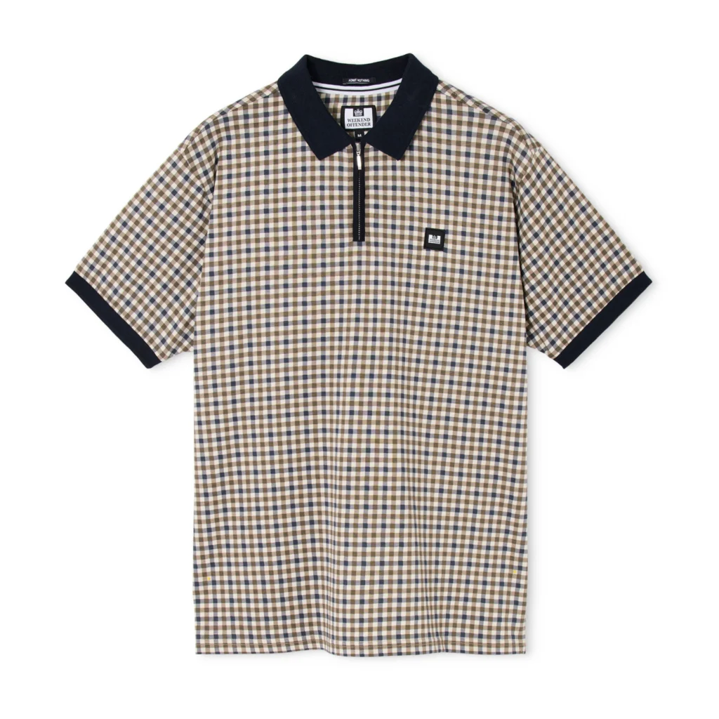 Weekend Offender Merane All Over Check Polo - Mid House Check