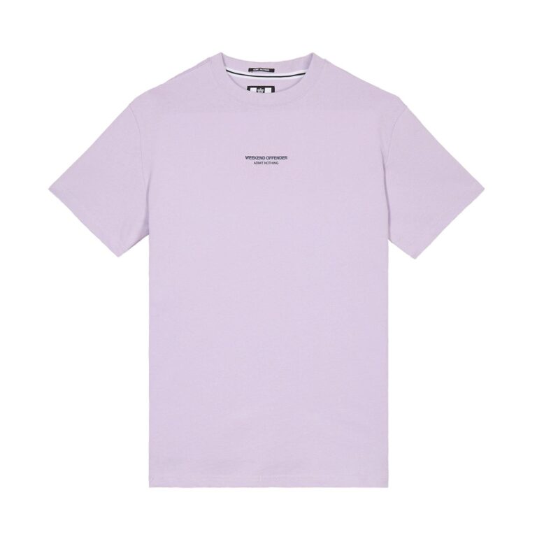 Weekend Offender Millergrove Regular Fit T-Shirt - Periwinkle/Bright Navy
