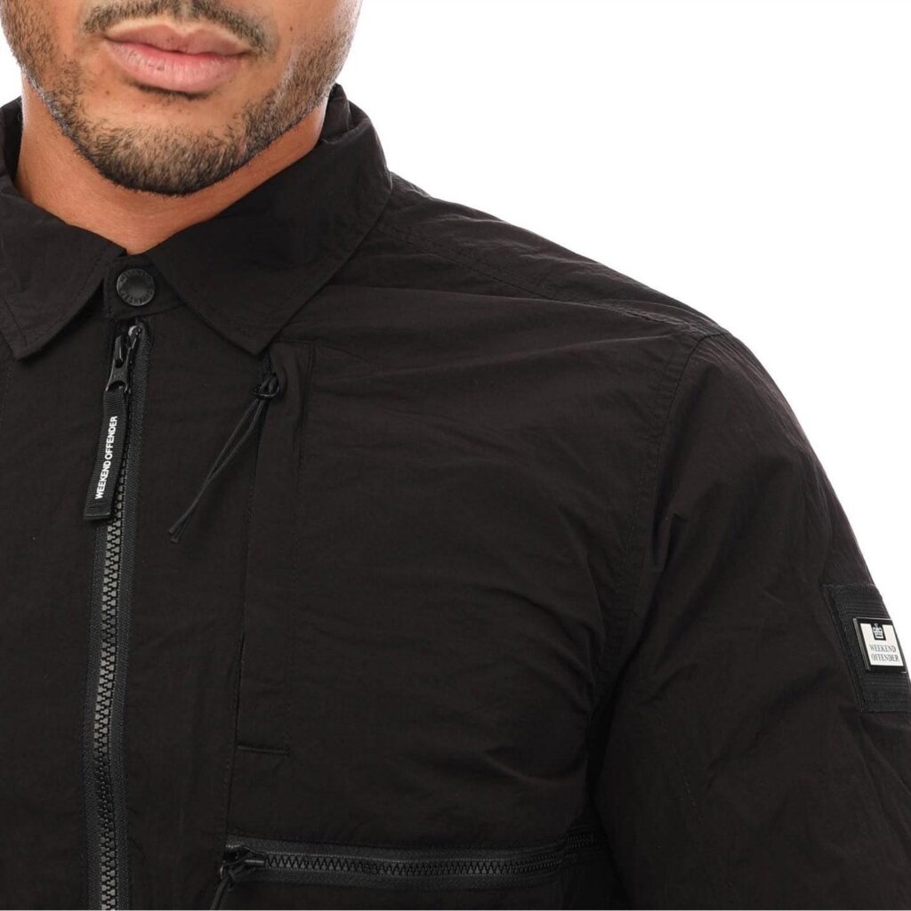 Weekend Offender Montreal Regular Fit Long Sleeve Jacket - Black