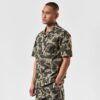 Weekend Offender Monuriki Camo Regular Fit Shirt - Castle Green Camo