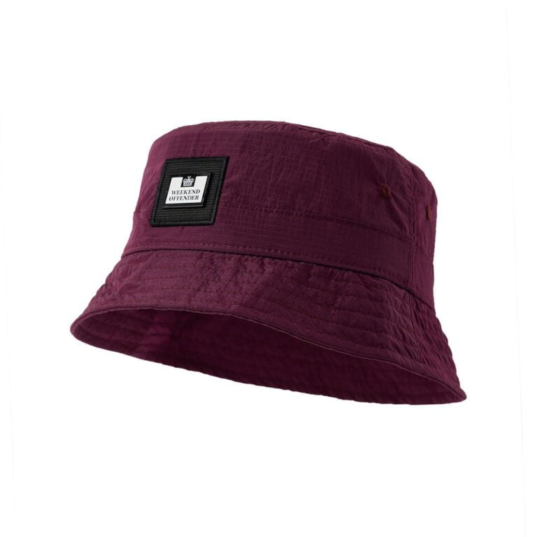 Weekend Offender Moudaber Bucket Hat - Deep Plum