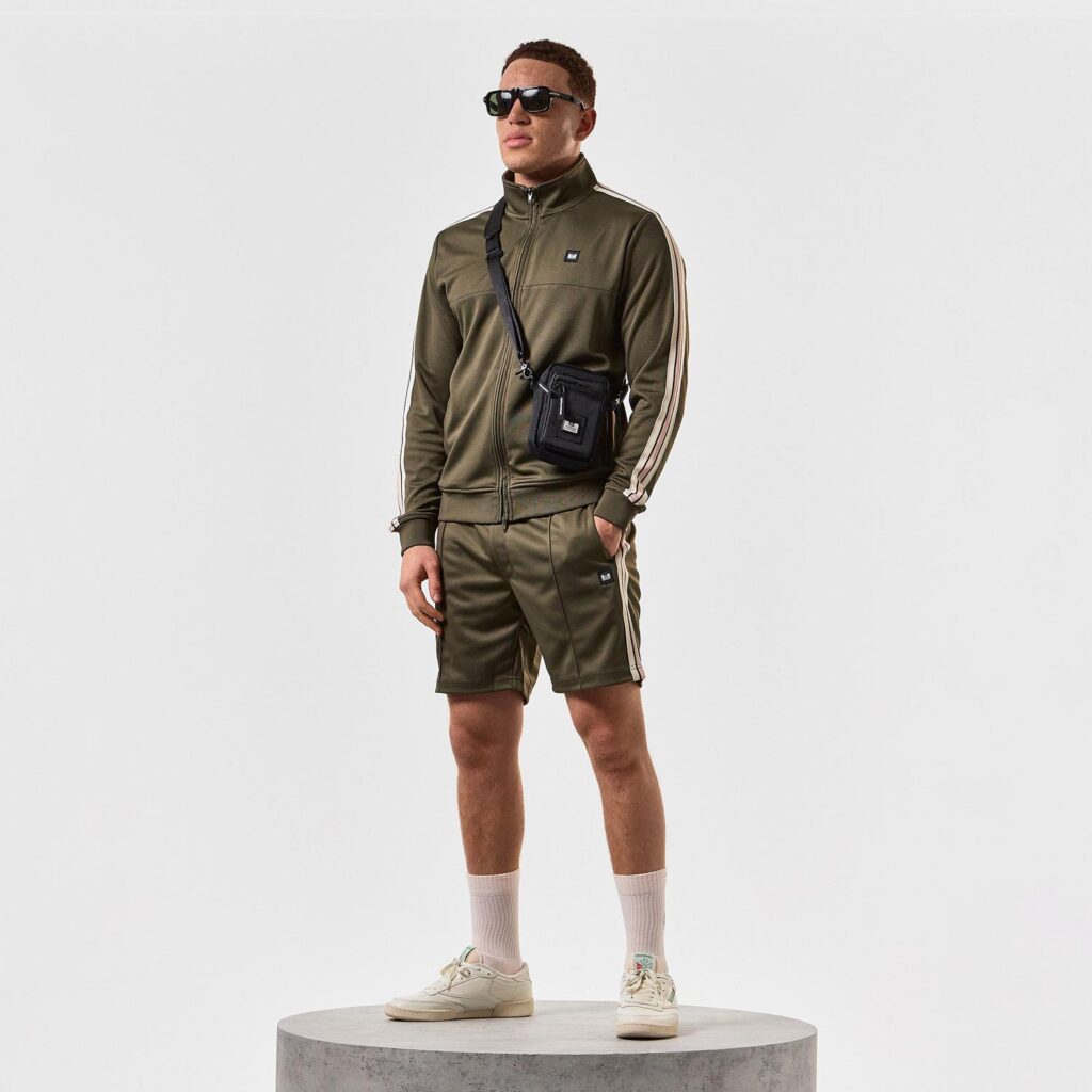 Weekend Offender Navagio Regular Fit Track Top - Castle Green