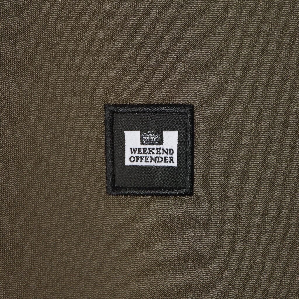 Weekend Offender Navagio Regular Fit Track Top Castle Green