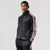 Weekend Offender Pawsa Full Zip Regular Fit Long Sleeve Track Top - Black