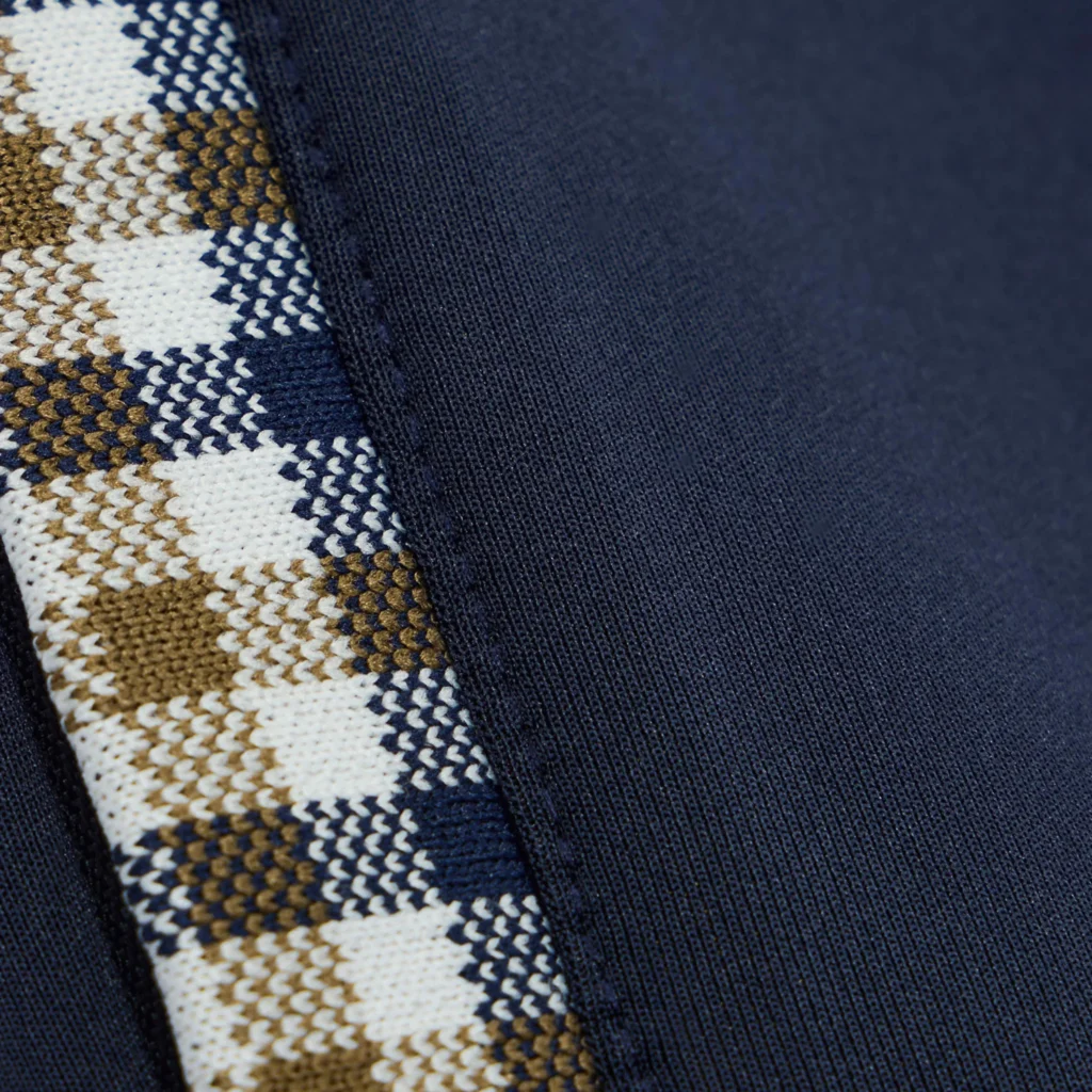 Weekend Offender Plaka Jacquard Rib Track Pant - Navy