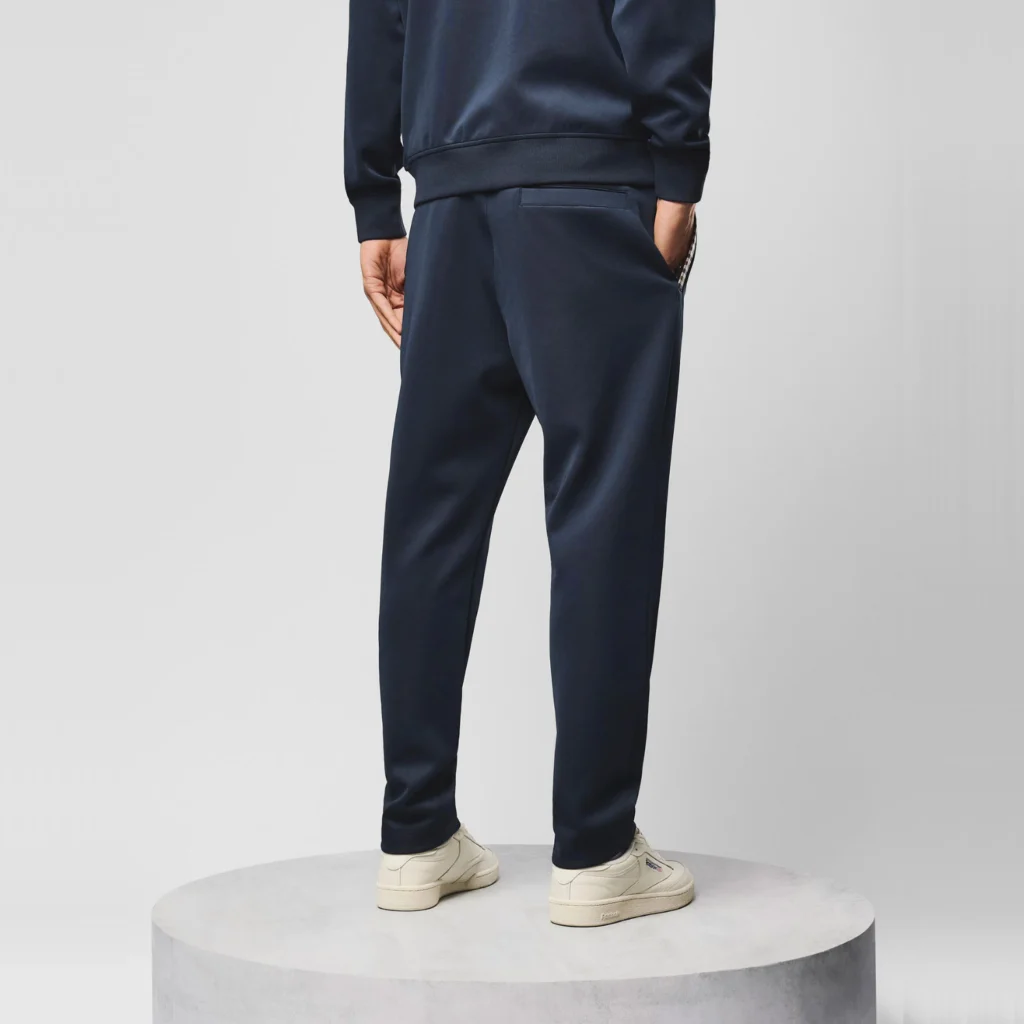 Weekend Offender Plaka Jacquard Rib Track Pant - Navy
