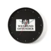 Weekend Offender Prison Wall Clock - Black