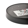 Weekend Offender Prison Wall Clock - Black