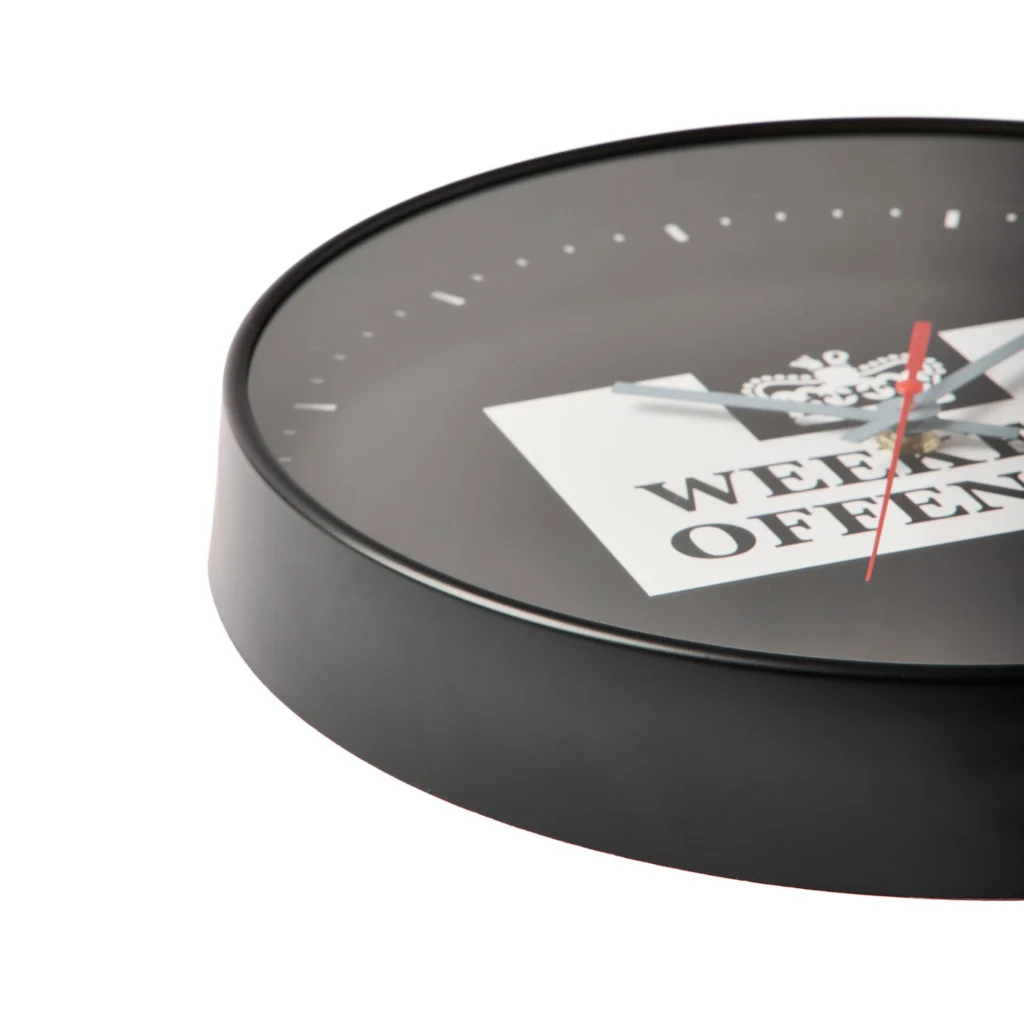 Weekend Offender Prison Wall Clock - Black