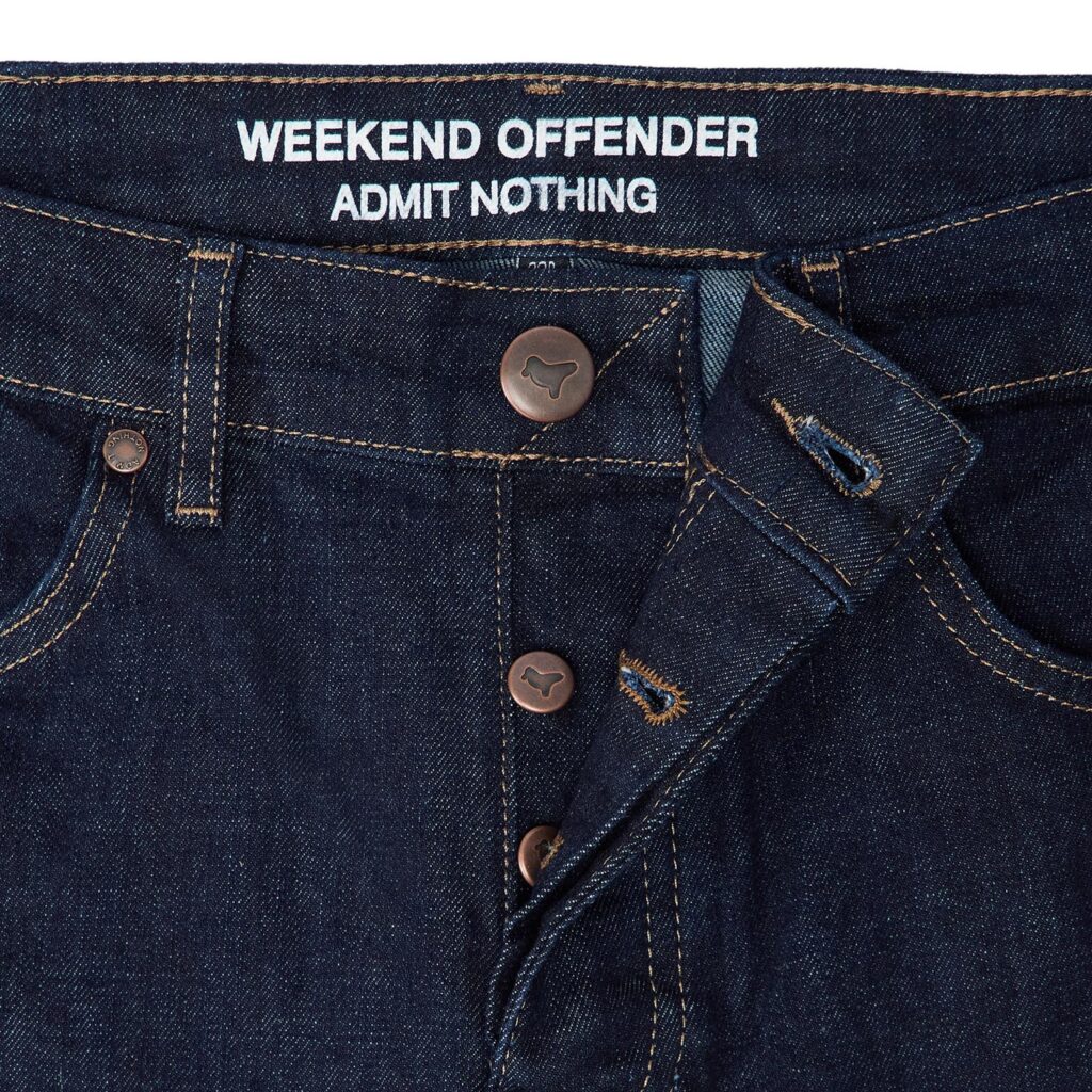Weekend Offender Regular Taper Fit Jean - Dark Rinsed