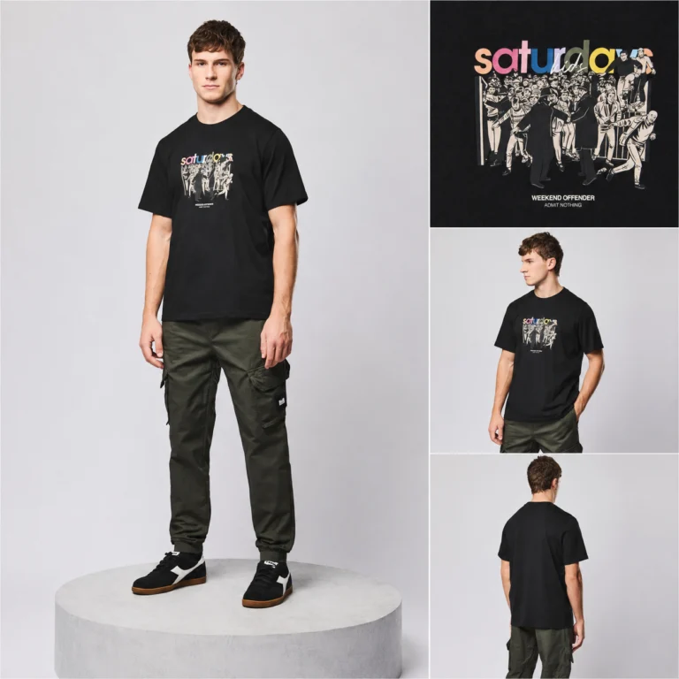 Weekend Offender Saturdays Kids Graphic Tee - Black