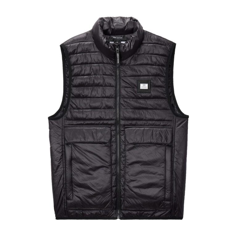 Weekend Offender Scardina Regular Fit Gilet - Black