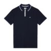 Weekend Offender Shore Regular Fit Short Sleeve Polo Shirt - Navy