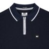 Weekend Offender Shore Regular Fit Short Sleeve Polo Shirt - Navy