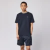 Weekend Offender Sila Jacquard Rib Tee - Navy