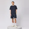 Weekend Offender Sila Jacquard Rib Tee - Navy
