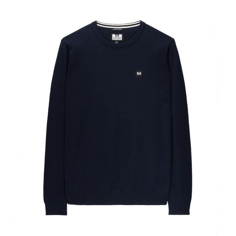 Weekend Offender Solace Regular Fit Long Sleeve Sweatshirt - Navy