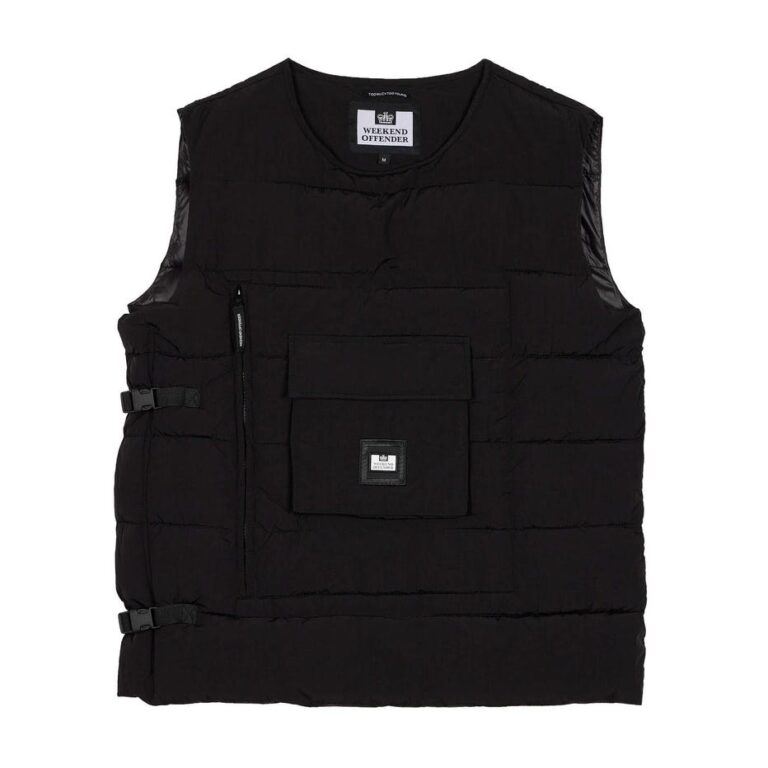 Weekend Offender Tactician Regular Fit Gilet - Black
