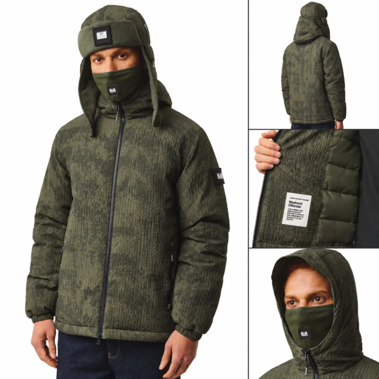 Weekend Offender Technician Ero Erosion Face Mask Jacket - Black Forest