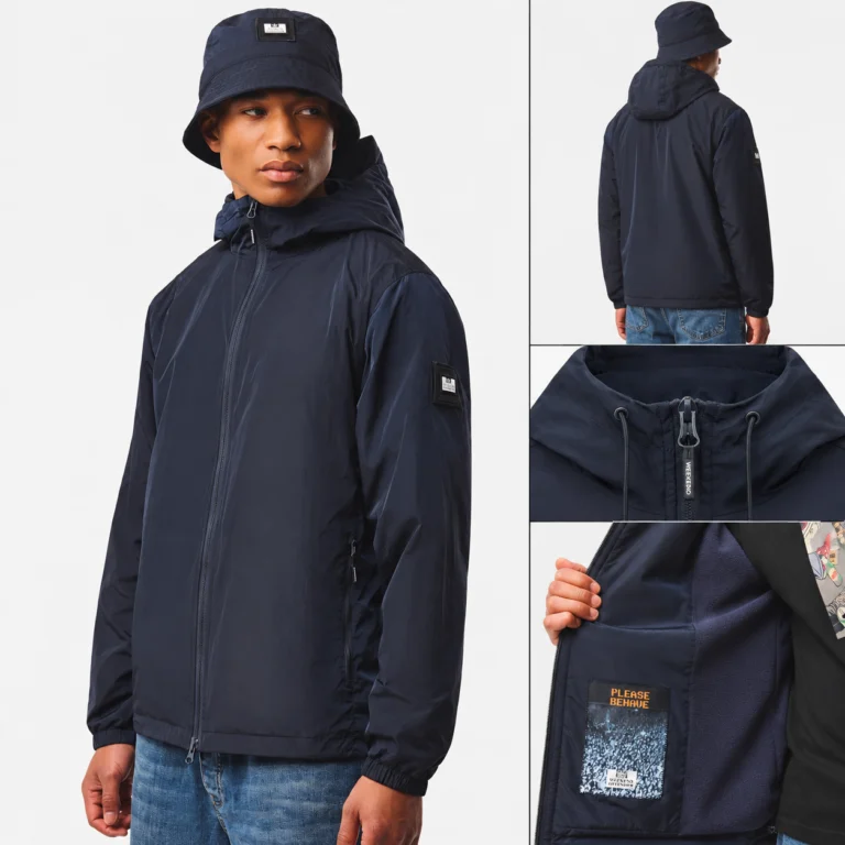 Weekend Offender Technician Fleece Lined Jacket - Navy