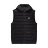 Weekend Offender Toronto Regular Fit Hooded Gilet - Black