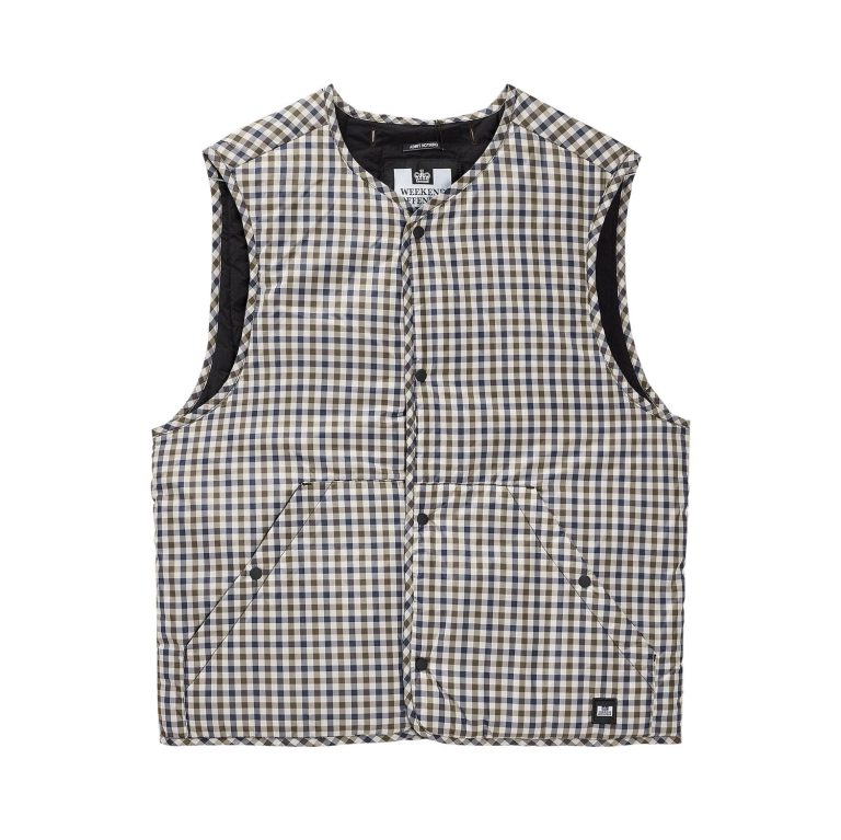Weekend Offender Westbury Gilet Liner - Mid House Check