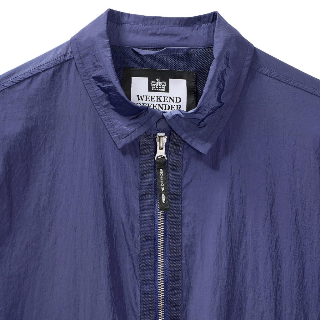 Weekend Offender Zingaro Regular Fit Overshirt - Bright Navy
