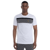 Luke Den Panelled T-Shirt - White Blk Mushroom